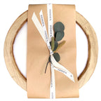 Paulownia Wood Round Candle - Che Cose Belle