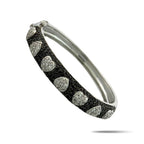Pave Hearts Bangle - Che Cose Belle