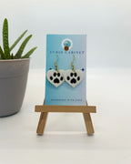 Paw Print Hearts - Polymer Clay Earrings - Che Cose Belle
