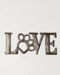 Paw Print Love Metal Art - Che Cose Belle