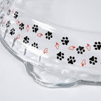 Paws Delight Glass Pie Plate - Che Cose Belle