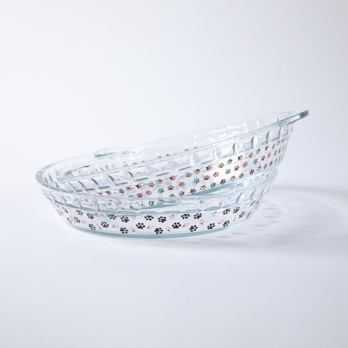 Paws Delight Glass Pie Plate - Che Cose Belle