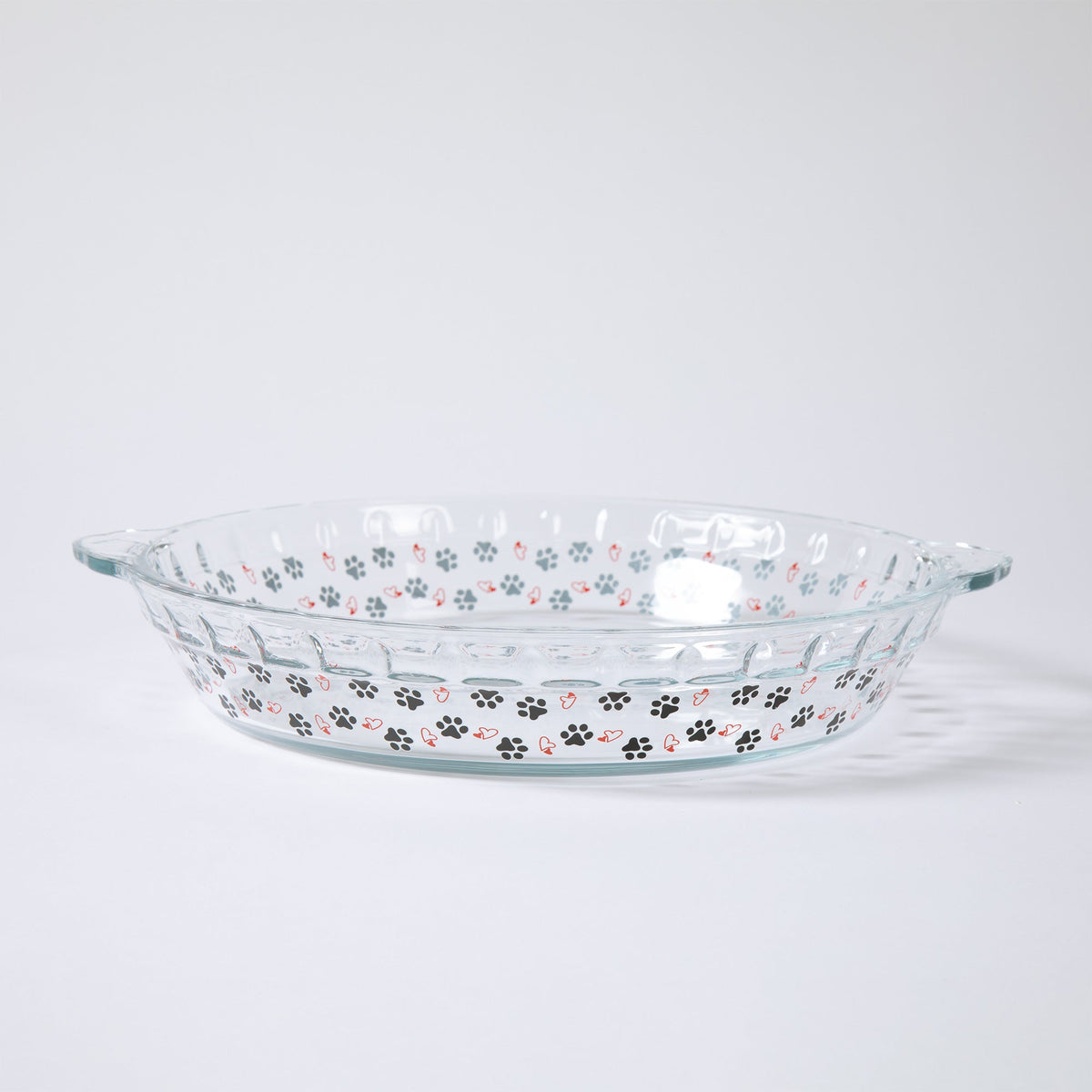 Paws Delight Glass Pie Plate - Che Cose Belle