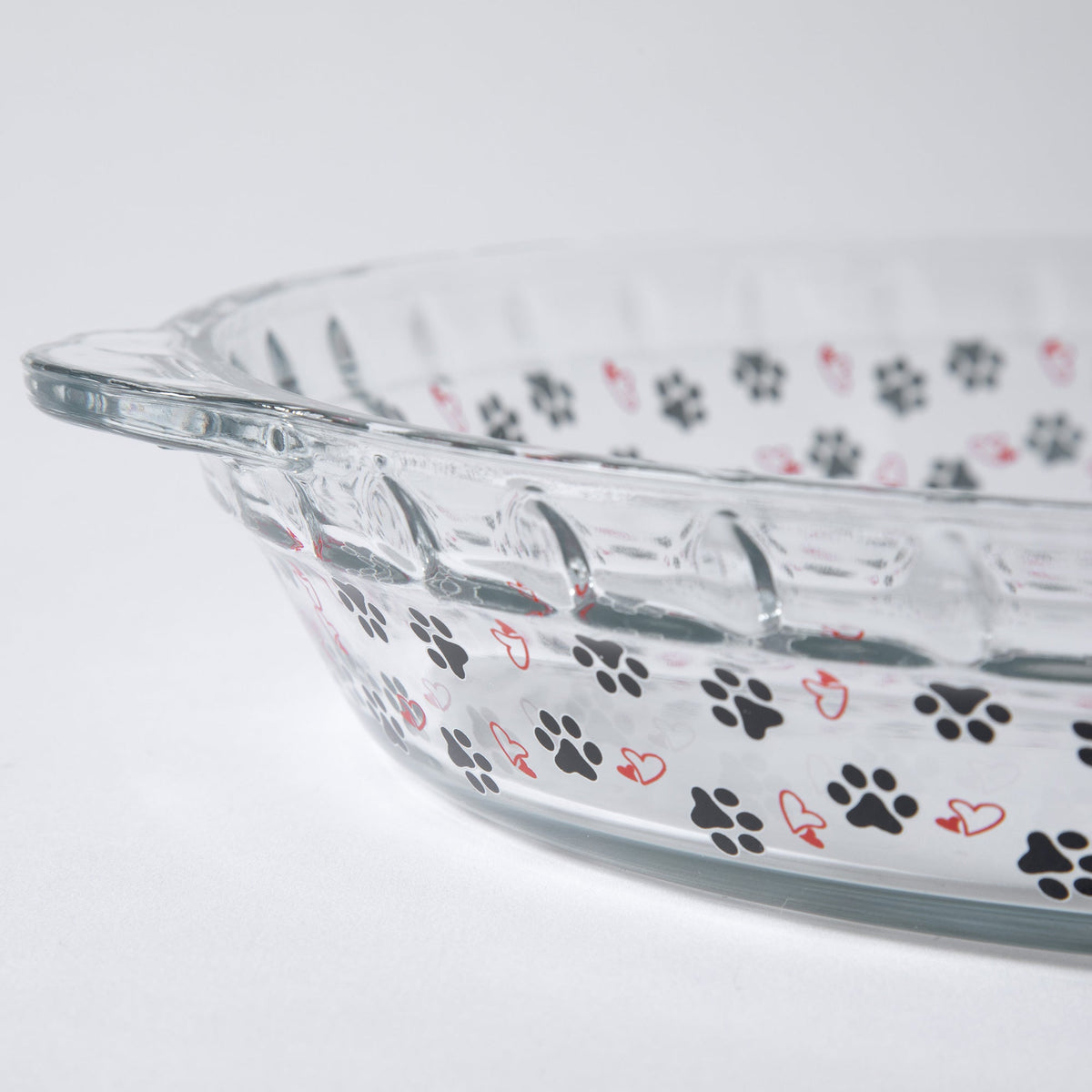 Paws Delight Glass Pie Plate - Che Cose Belle