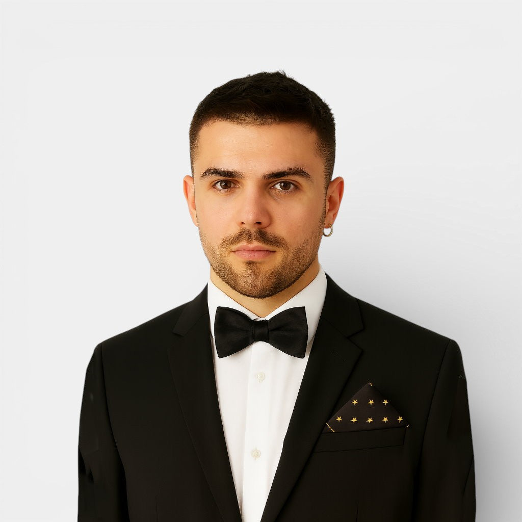 LUXURY ITALIAN SILK POCKET SQUARE