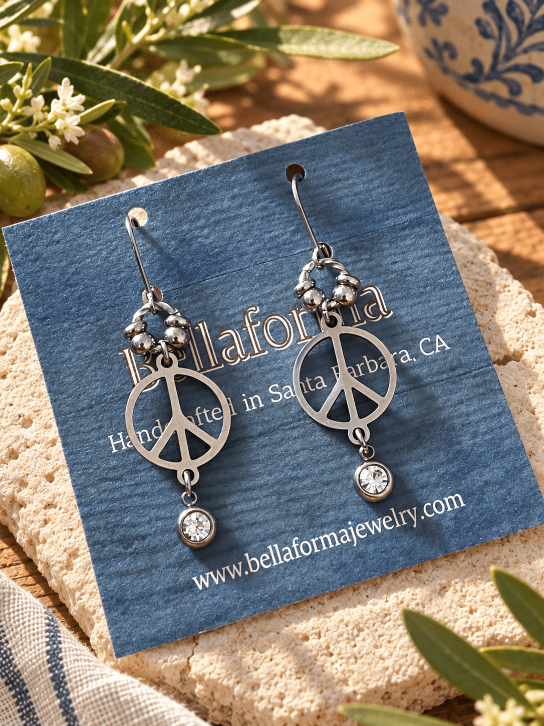PEACE EARRINGS - Che Cose Belle