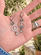 PEACE EARRINGS - Che Cose Belle