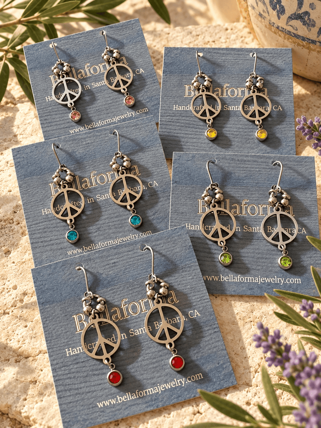 PEACE EARRINGS - Che Cose Belle