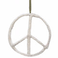 Peace Ornament Cream Arcadia Home
