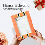 Peach Resin Inlay Picture Frame - Ink Marble Design in 4x6 & 5x7 - Che Cose Belle