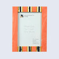 Peach Resin Inlay Picture Frame - Ink Marble Design in 4x6 & 5x7 - Che Cose Belle