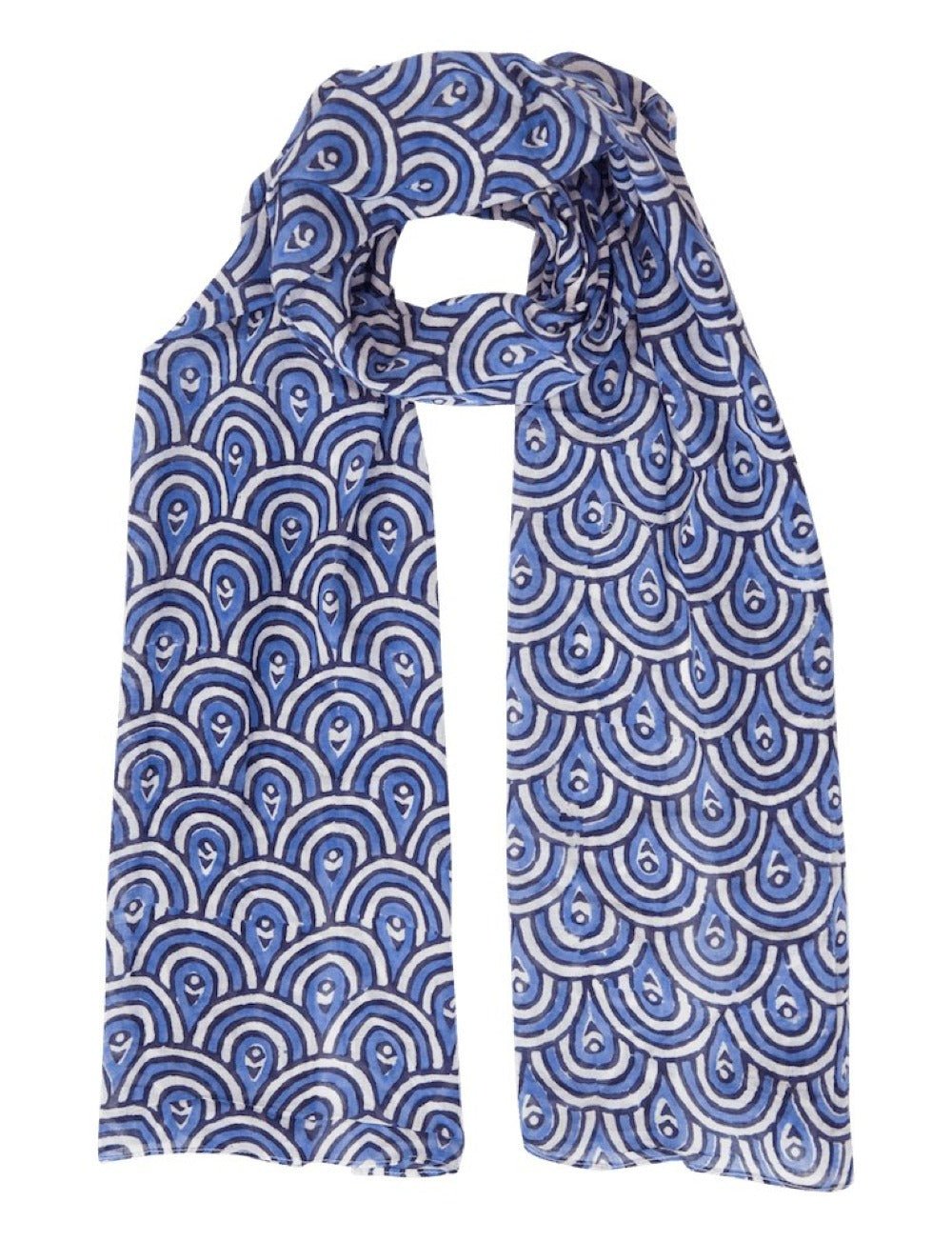 Peacock Blue Scarf - Che Cose Belle