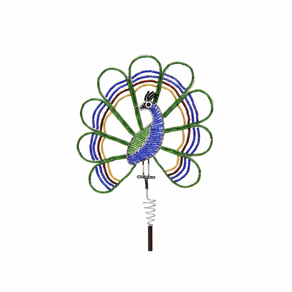 Peacock Garden Stake (Set of 3) - Che Cose Belle
