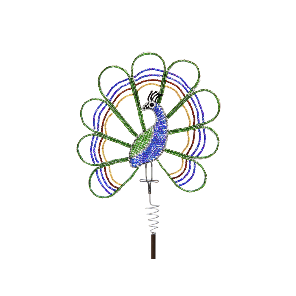 Peacock Garden Stake (Set of 3) - Che Cose Belle
