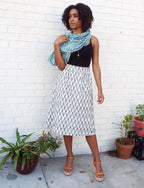 Peacock Teal Scarf - Che Cose Belle