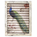 Peacock Window Shutter Wall Décor - Che Cose Belle