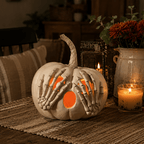Peek-a-Boo Pumpkin White | Halloween Decor | Bethany Lowe Designs - Che Cose Belle
