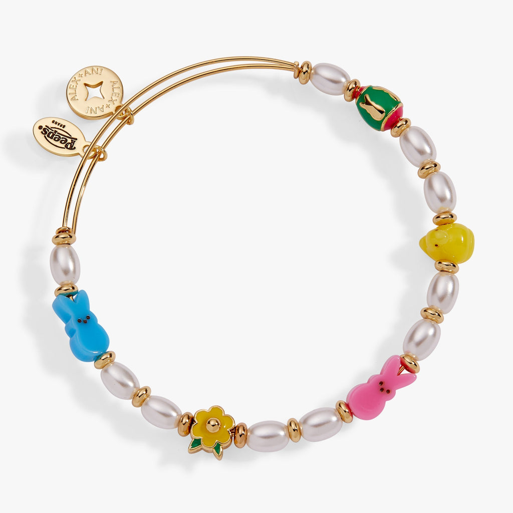 PEEPS® Chick and Bunny Beaded Bangle - Che Cose Belle