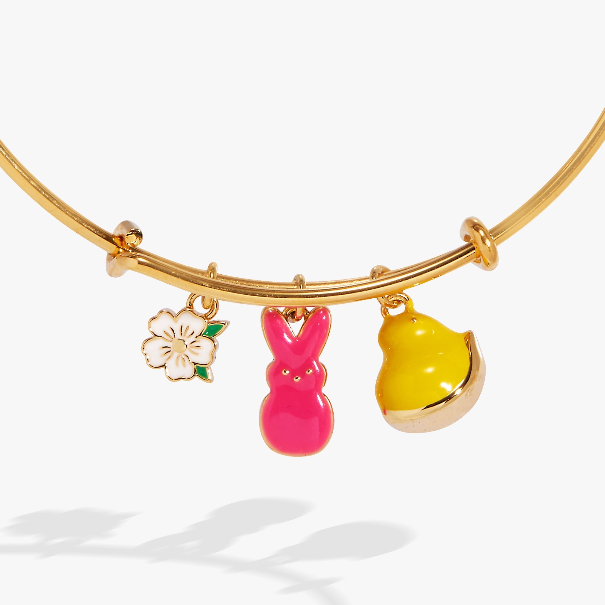 PEEPS® Chick and Bunny Multi Charm Bangle - Che Cose Belle