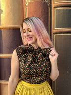 Peggy Swing Skirt in Mustard - Che Cose Belle