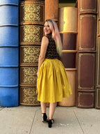 Peggy Swing Skirt in Mustard - Che Cose Belle
