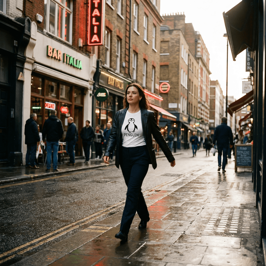 Penguin - Women's fitted Tee - Che Cose Belle