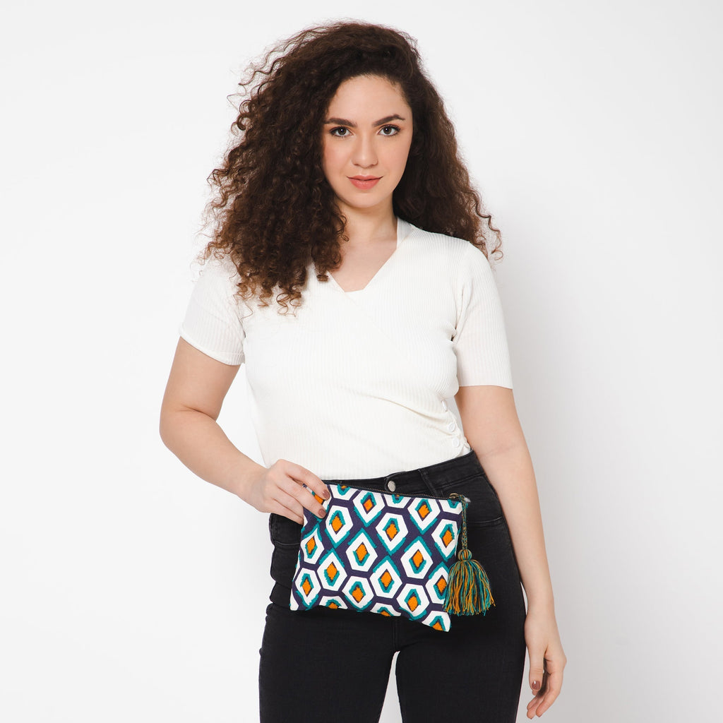 Pentagon Embroidered Travel Pouch - Che Cose Belle