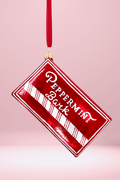 Peppermint Candy Box Glass Ornament - Che Cose Belle