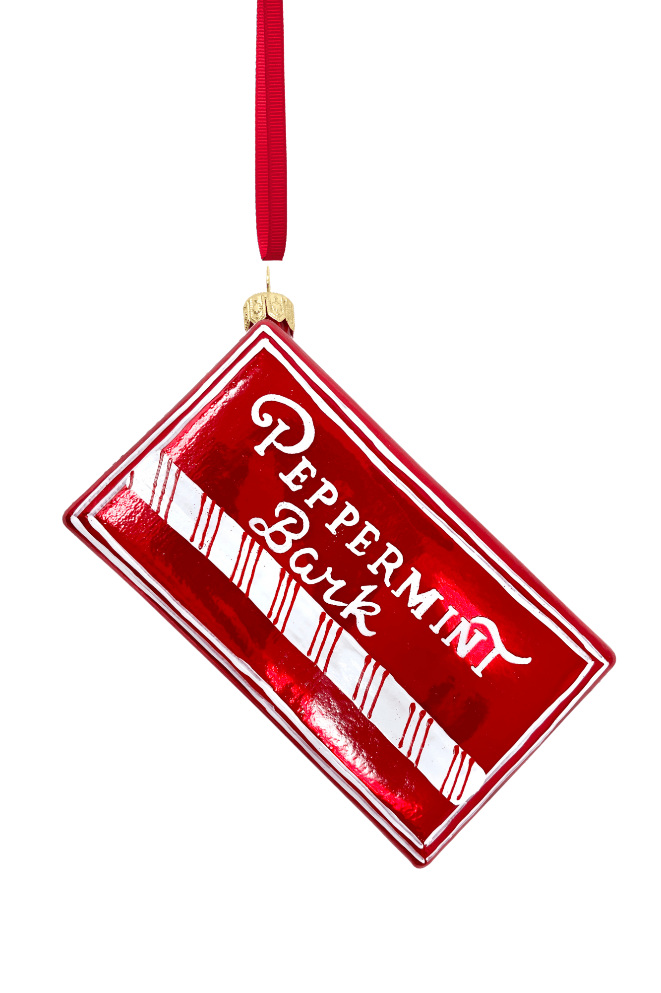 Peppermint Candy Box Glass Ornament - Che Cose Belle