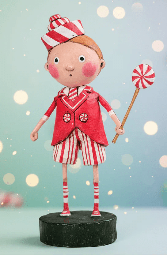 Peppermint Pete Figurine by Lori Mitchell *NEW* SHIPS AUGUST - Che Cose Belle