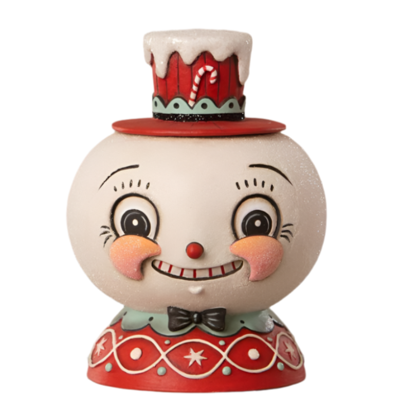Peppermint Snow Beau Container by Johanna Parker for Bethany Lowe
