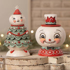Peppermint Snow Beau Container by Johanna Parker for Bethany Lowe - Che Cose Belle