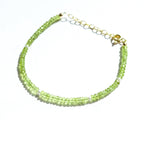 Peridot and Pearl Beaded Bracelet - Che Cose Belle