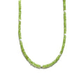 Peridot and Pearl Beaded Necklace - Che Cose Belle