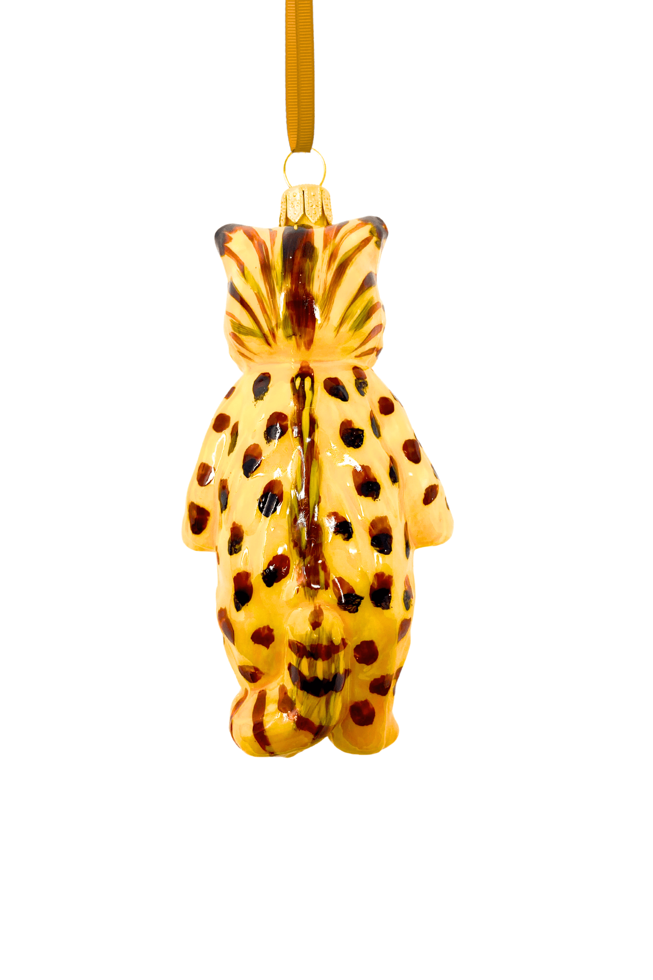 Perry Bengal Cat Glass Ornament - Che Cose Belle