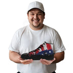 Personalized 4th of July Design Shoes, Custom HighTop Sneakers, Comfortable Leisure Shoes, Unique Gift for Independence Day - Che Cose Belle