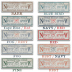 Personalized Coordinates Canvas Ski Lodge Sign - Family Name Cabin Decor - Che Cose Belle