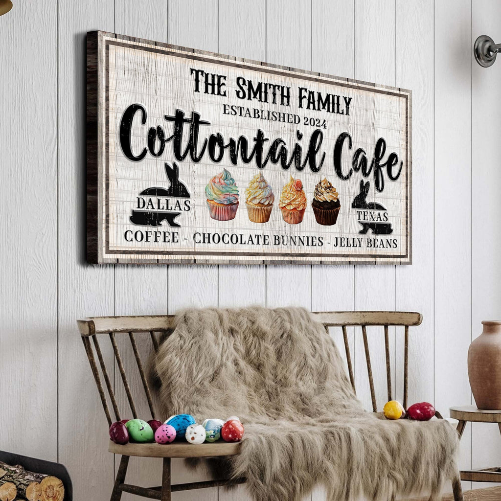 Personalized Easter Bunny Sign II - Che Cose Belle