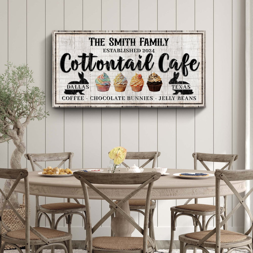 Personalized Easter Bunny Sign II - Che Cose Belle