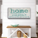 Personalized Home Compass Coordinates Canvas Wall Sign - Che Cose Belle