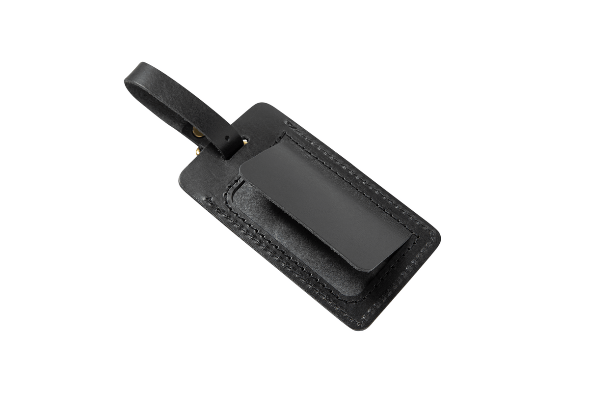 Personalized Sewn Leather Luggage Tag - Che Cose Belle