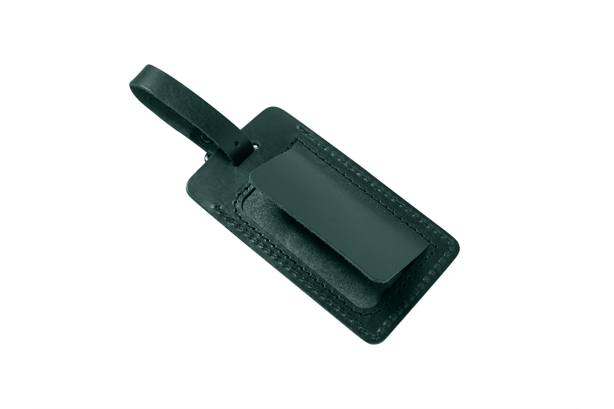 Personalized Sewn Leather Luggage Tag - Che Cose Belle