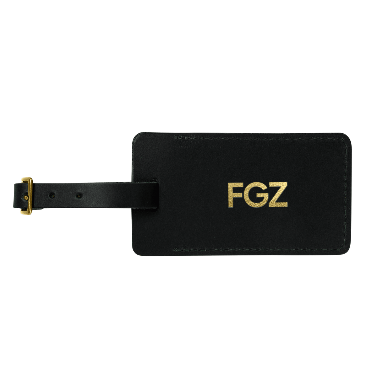 Personalized Sewn Leather Luggage Tag - Che Cose Belle