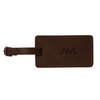 Personalized Sewn Leather Luggage Tag - Che Cose Belle