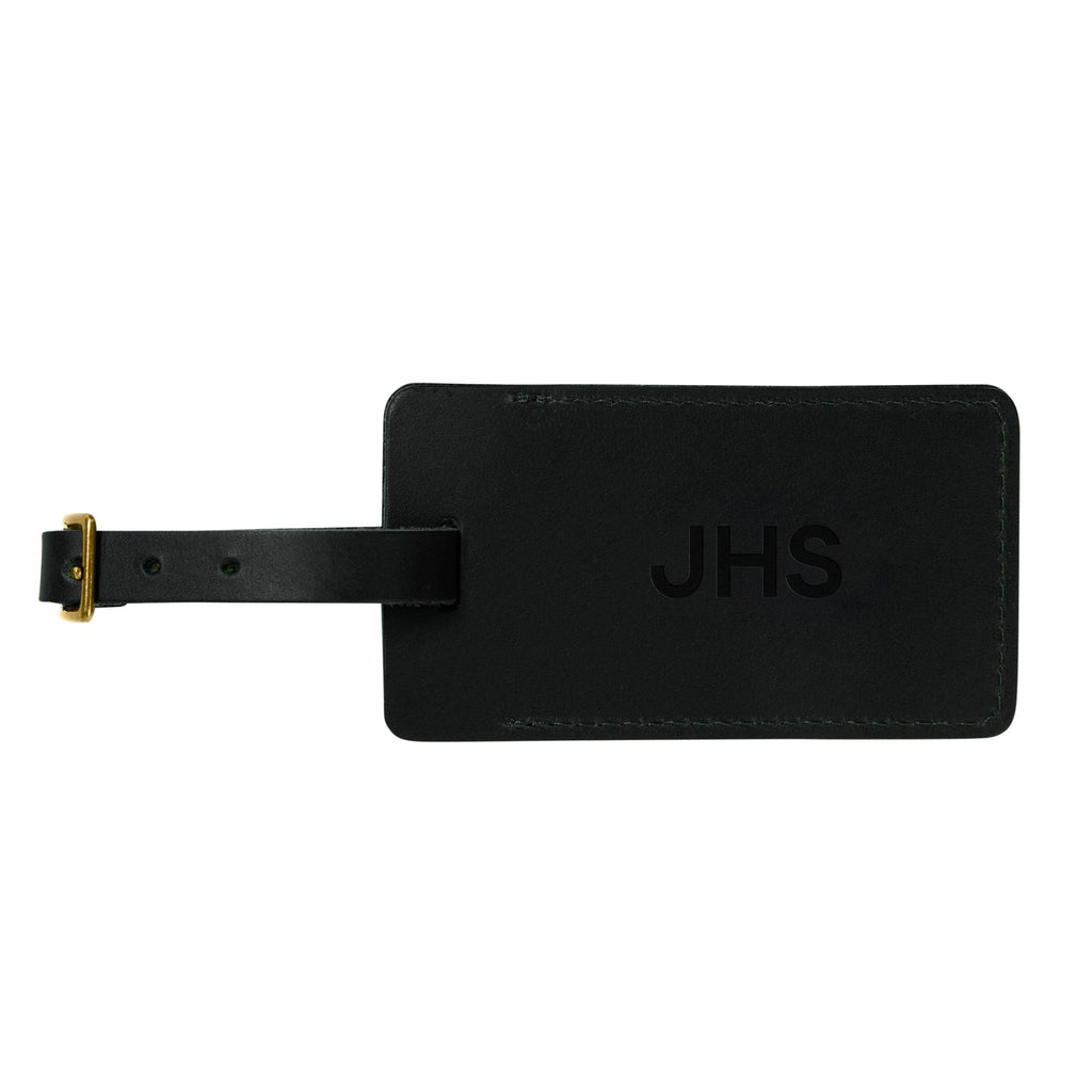 Personalized Sewn Leather Luggage Tag - Che Cose Belle