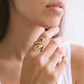 Petal Wrap Open Ring for Women | Kivuli - Che Cose Belle