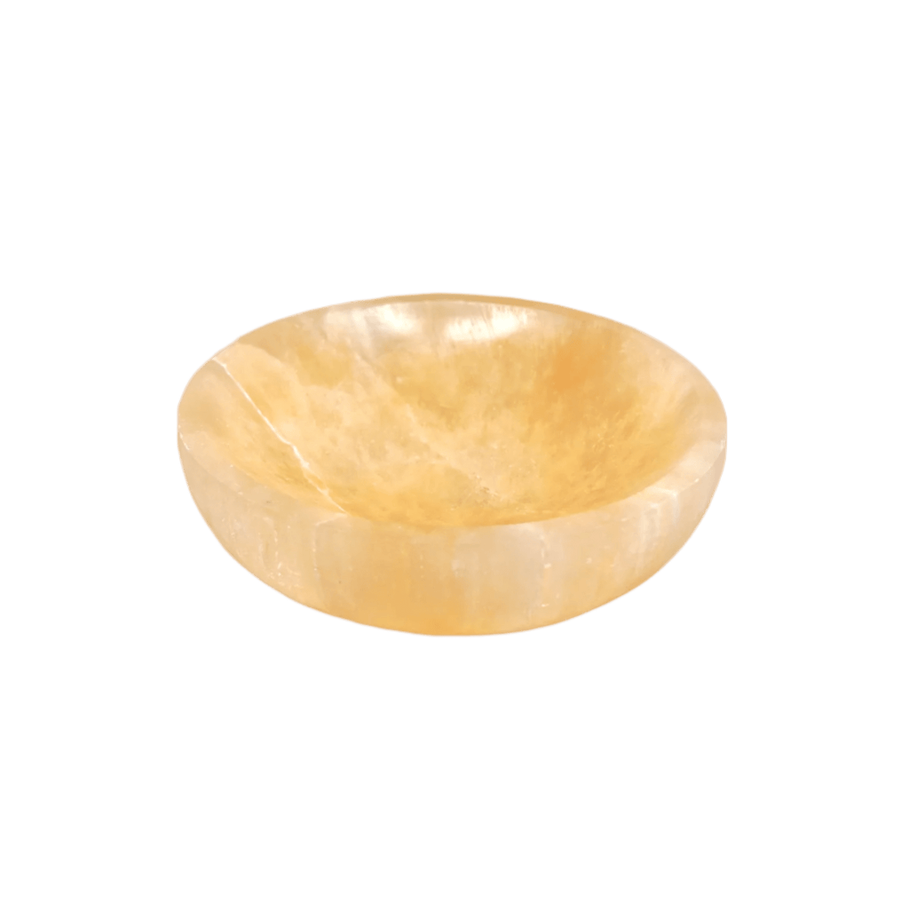 Petite Orange Selenite Bowl - Che Cose Belle