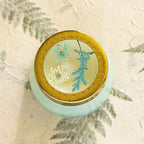 Petite Watercolor Pressed Floral Candle - Pacific Coast - Che Cose Belle