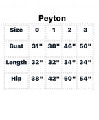 Peyton Dress 100% Cotton Gauze Sizing - Che Cose Belle