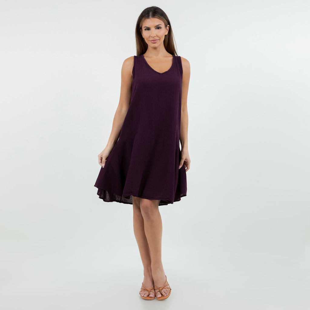Peyton Dress 100% Cotton Gauze Sizing - Che Cose Belle